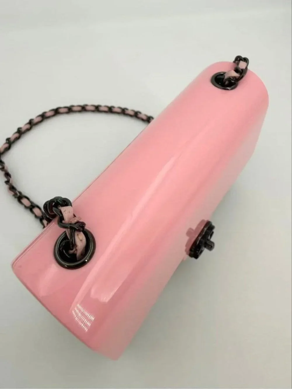 Chanel Bicolor Acrylic Flap Bag Pink